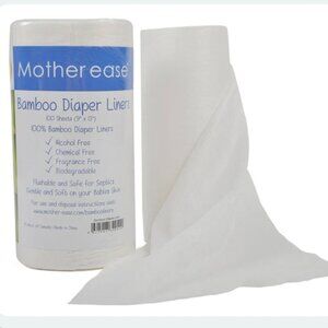 Mother ease Flushable Diaper Liners 150 Sheet Roll - US made in the USA